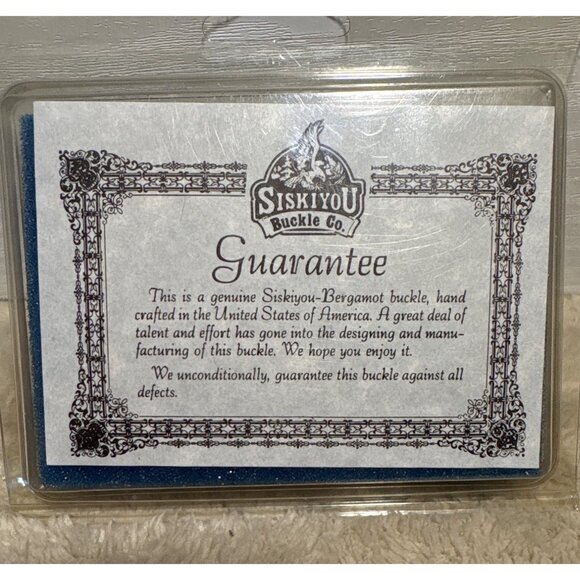 Square Dancing Siskiyou Belt Buckle 1988 Pewter Western Design with Orig Case - Picture 6 of 10